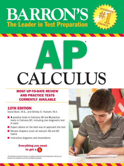 Title details for AP Calculus by David Bock, M.S. - Available